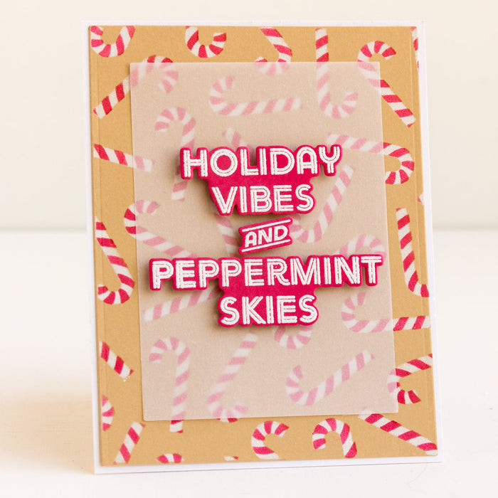 A Little Merri-Mint Stamp & Cut
