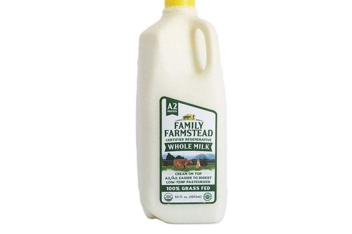 A2 Whole Milk Family Farmstead Dairy Organic 100% grass-fed