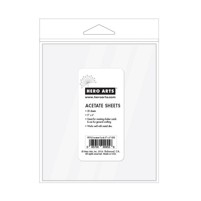 Acetate Sheets 5" x 6"