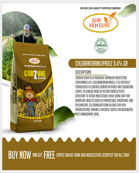 AgriVenture CARZONE SILVER (Chlorantratraniliprole 0.4% GR) Insecticides