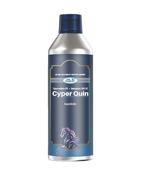 AgriVenture CYPER QUIN (CYPERMETHRIN 3% + QUANIALPHOS 20%) Insecticides