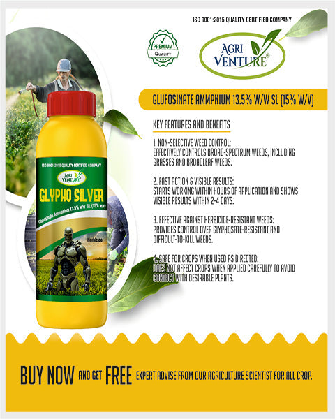 AgriVenture GLYPHO SILVER (Glufosinate Ammonium 13.5% SL) Herbicides