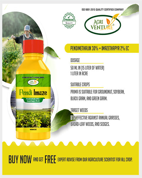 AgriVenture PENDI IMAZE (Pendimethalin 30% + Imazethapyr 2% EC) Herbicides