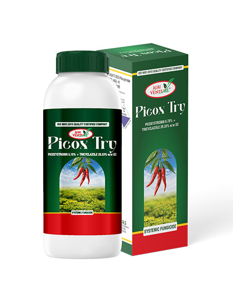AgriVenture PICOX TRY (Picoxystrobin 6.78% + Tricyclazole 20.33% SC) Fungicides