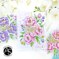 Alex Syberia Designs - Lush Peony Bouquet Press Plate