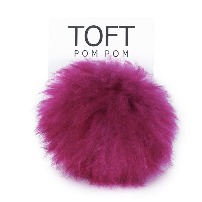Alpaca Fur Pom Pom - Press Stud | Toft - This is Knit
