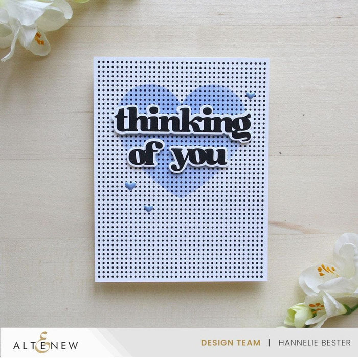 Altenew - Essential Textures: Delightfully Dotty Press Plate