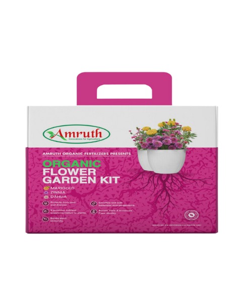 AMRUTH ORGANIC FLOWER GARDENING KIT