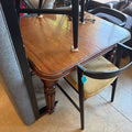 ANTIQUE TABLE W LEAF as is
