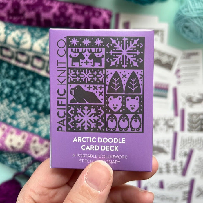 Arctic Doodle Card Deck (Smaller Size) | Pacific Knit Co - This is Knit