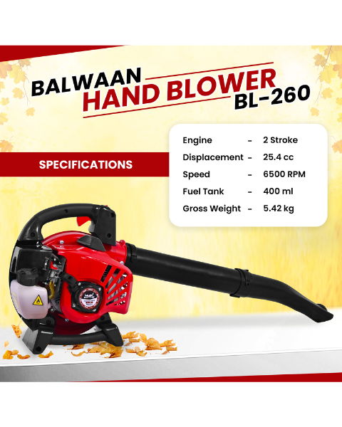 BALWAAN BL-260 PORTABLE HAND BLOWER GUN