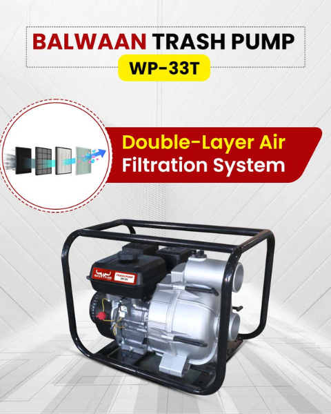 Balwaan WP-33T 3x3 Inch Trash Pump