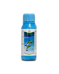 Front view of Oberon 240 SC insecticide bottle used for effective control of mites and whiteflies in crops.