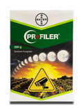 Bayer Profiler Fungicide 250g packaging featuring the moon phase graphic and surveillance camera icon representing 24/7 protection.