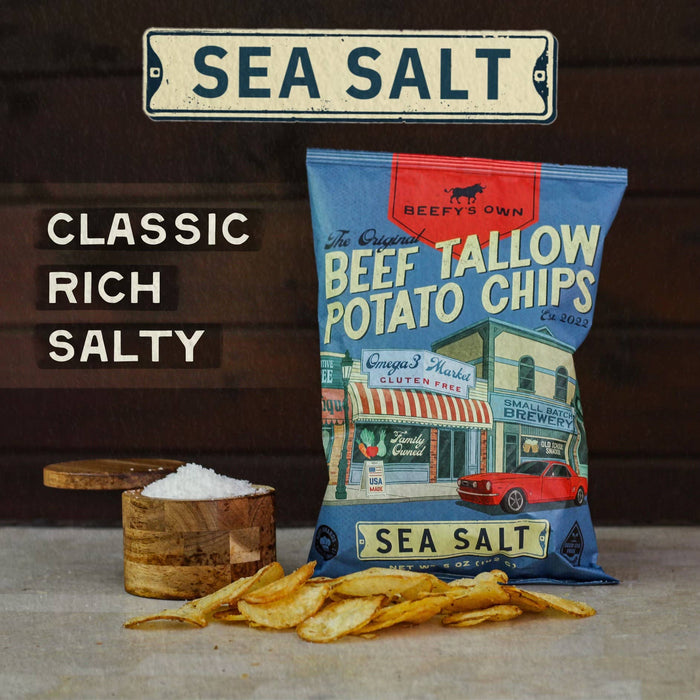 Beef Tallow Potato Chips - Sea Salt