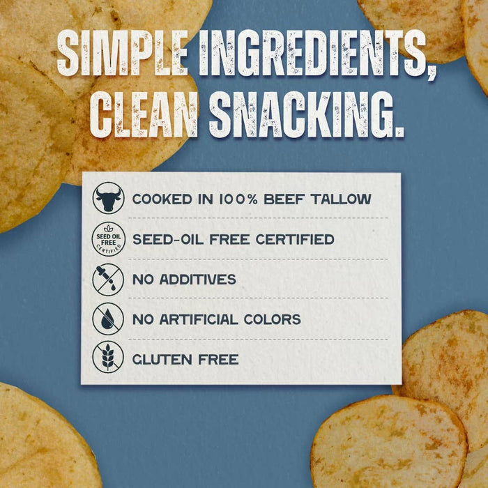 Beef Tallow Potato Chips - Sea Salt