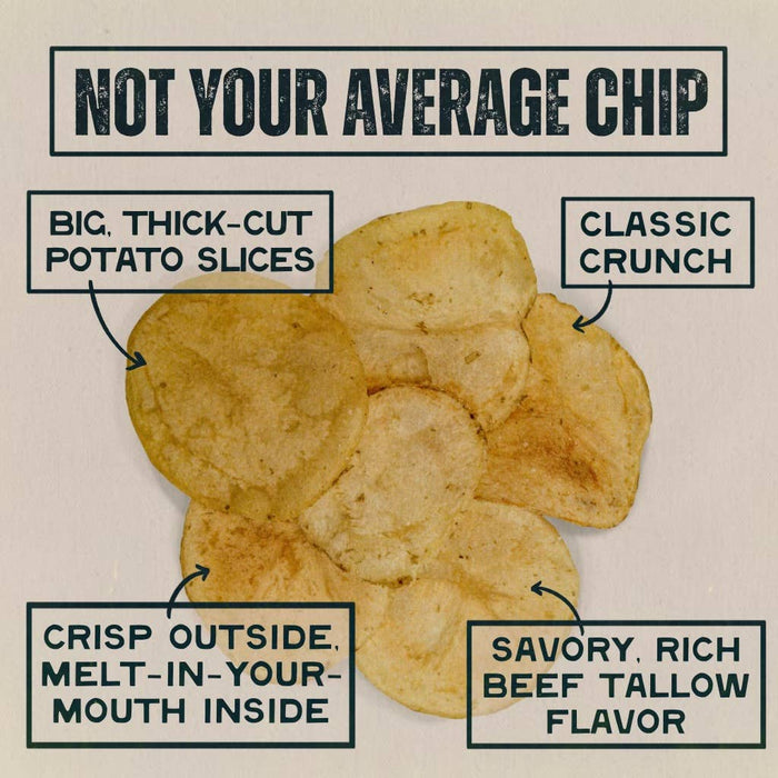 Beef Tallow Potato Chips - Sea Salt
