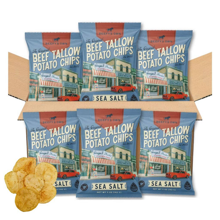 Beef Tallow Potato Chips - Sea Salt