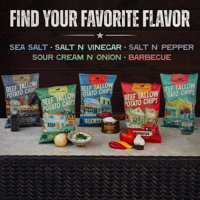 Beef Tallow Potato Chips - Sea Salt
