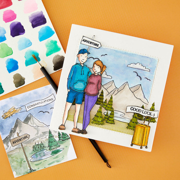 Beyond Stamping Custom Portrait #1 Clear Stamp Set by Josh Griffiths Studio