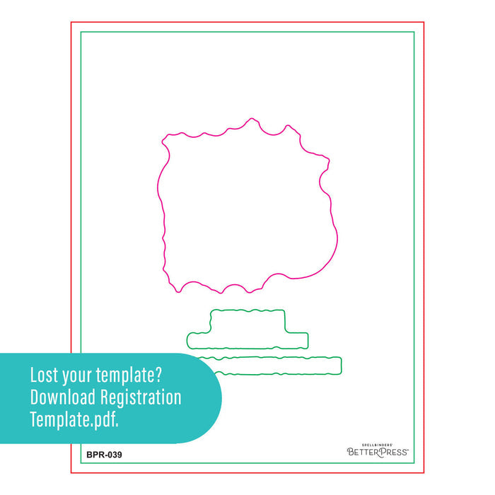Block Print Pisces Registration Press + Foil Plate