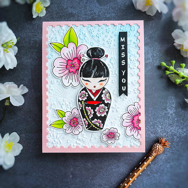 Blossoms & Sentiments BetterPress Plate & Die Set by Alex Syberia Designs