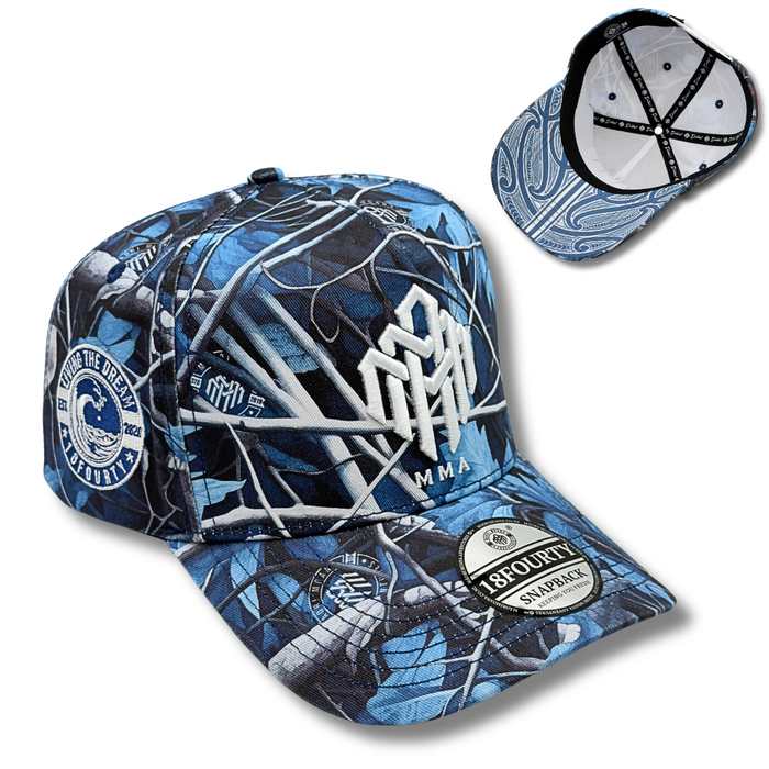 BLUE CAMO MMA SNAPBACK