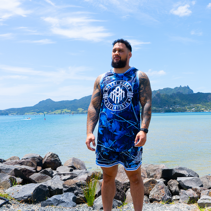 Blue Camo Throwback