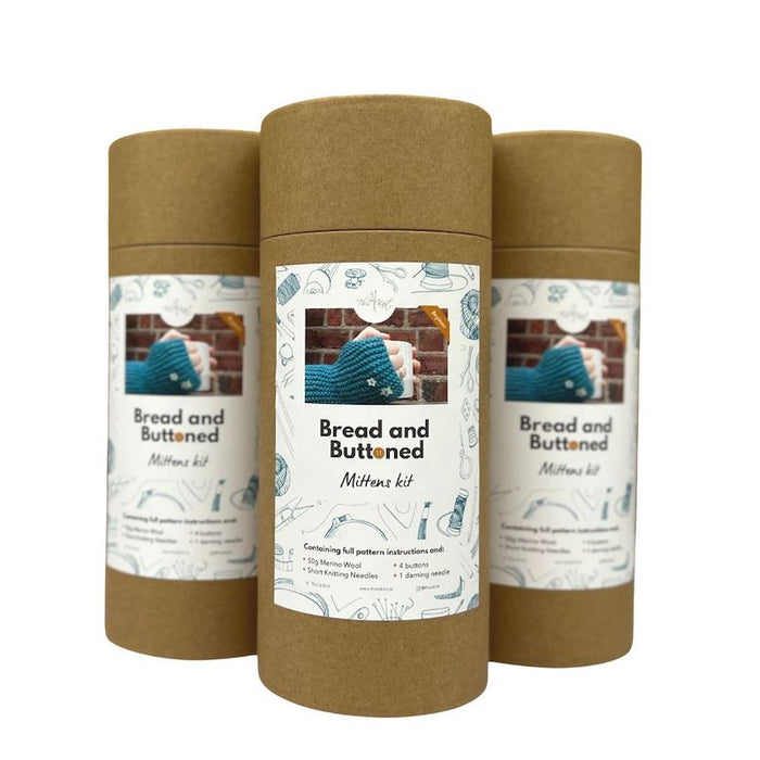 Bread And Buttoned Mitts Kit | This is Knit - This is Knit