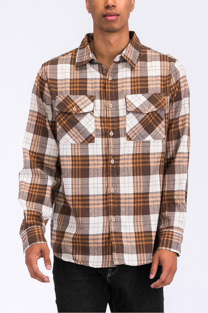 Brushed Flannel Shirt