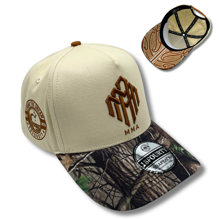 CAMO CREAM MMA SNAPBACK