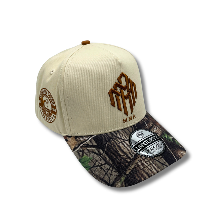 CAMO CREAM MMA SNAPBACK