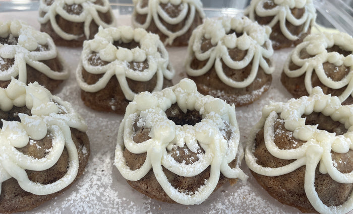 Carrot Mini Bundt Cake