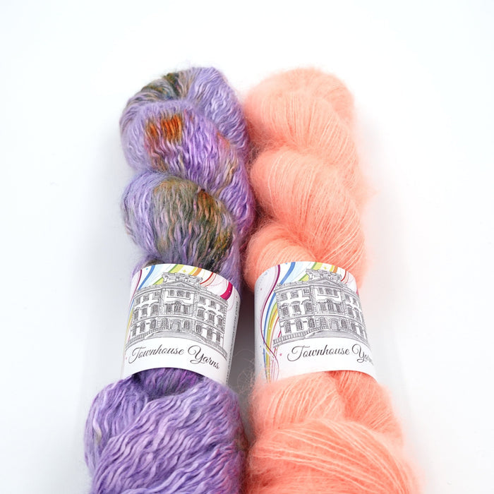Bow Lane Spectrolite + Abbey Lace Peach Marguerite