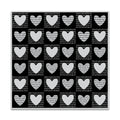Checkered Hearts - January Cling Stamp of the Month