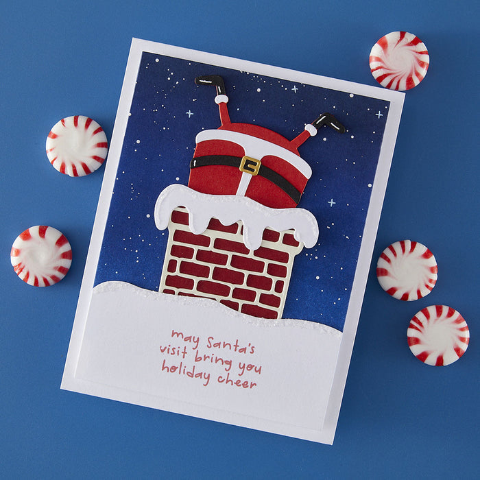 Chimney Caper Clear Stamp & Die Set