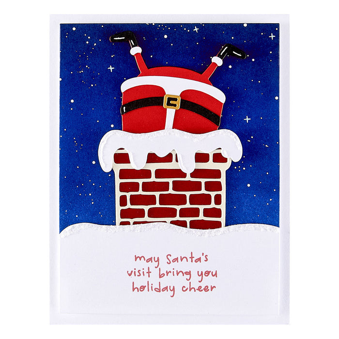 Chimney Caper Clear Stamp & Die Set