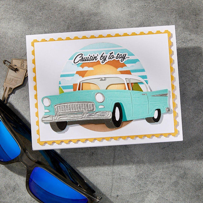 Classic Car Etched Dies by Mindy Eggen