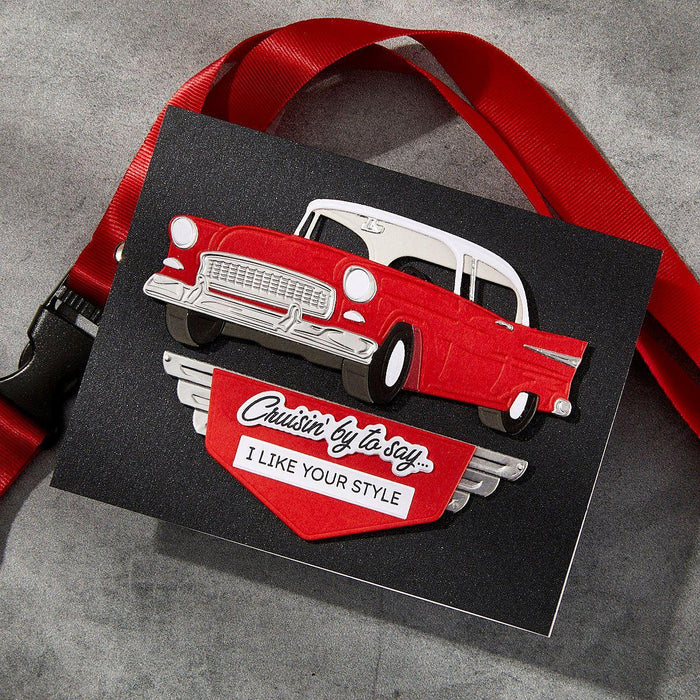Classic Car Etched Dies by Mindy Eggen