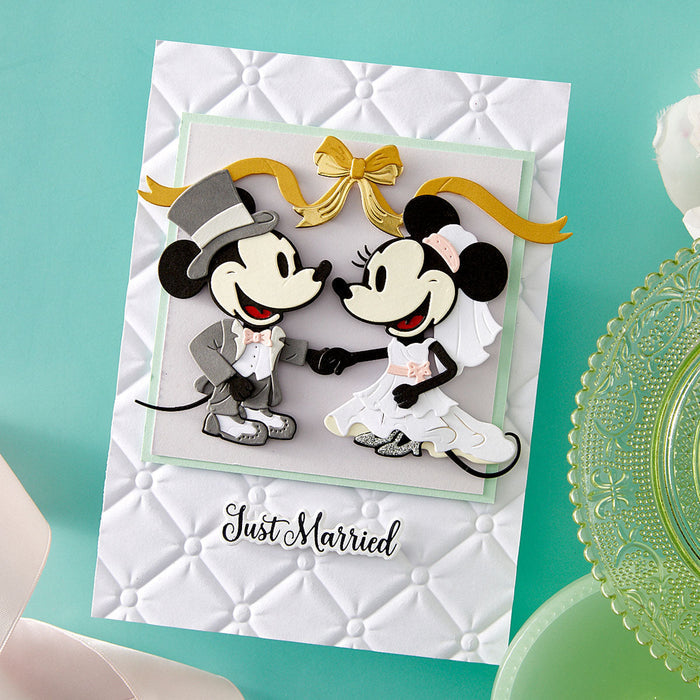 Classic Mouse Wedding Etched Dies