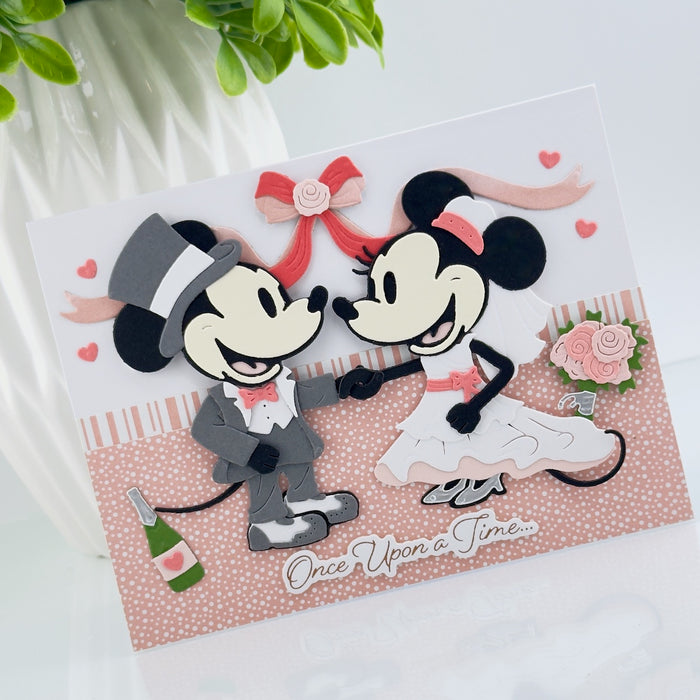 Classic Mouse Wedding Etched Dies
