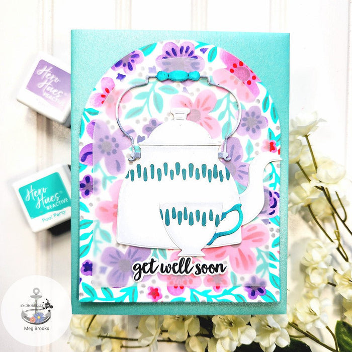 Color Layering Bold Flowers Stencils