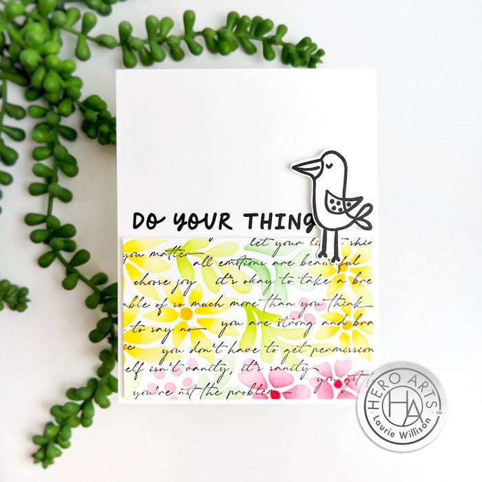 Color Layering Summer Blooms Stencils