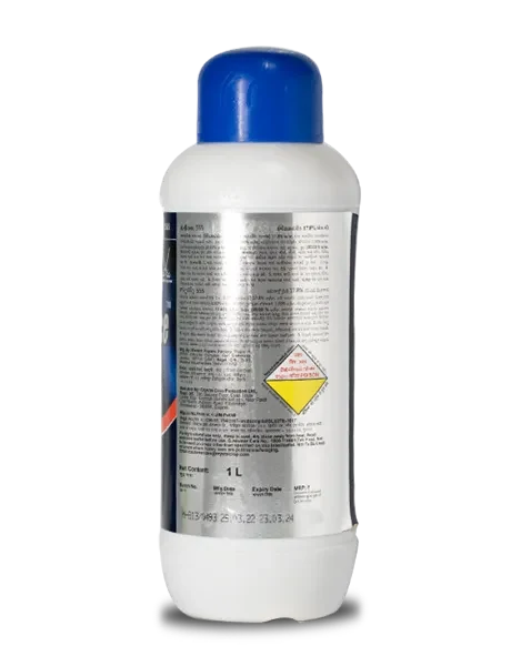 Image of label showing product information