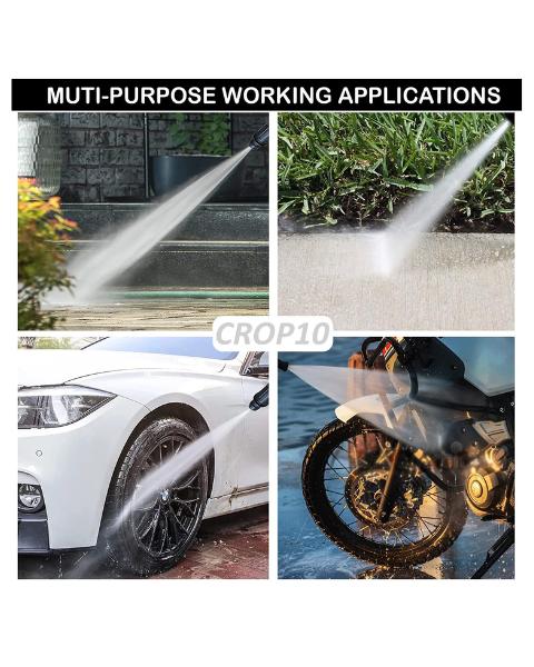 CROP-10 1600W ELECTRIC PORTABLE HIGH PRESSURE CAR WASHER MACHINE | IMPLEMENTS