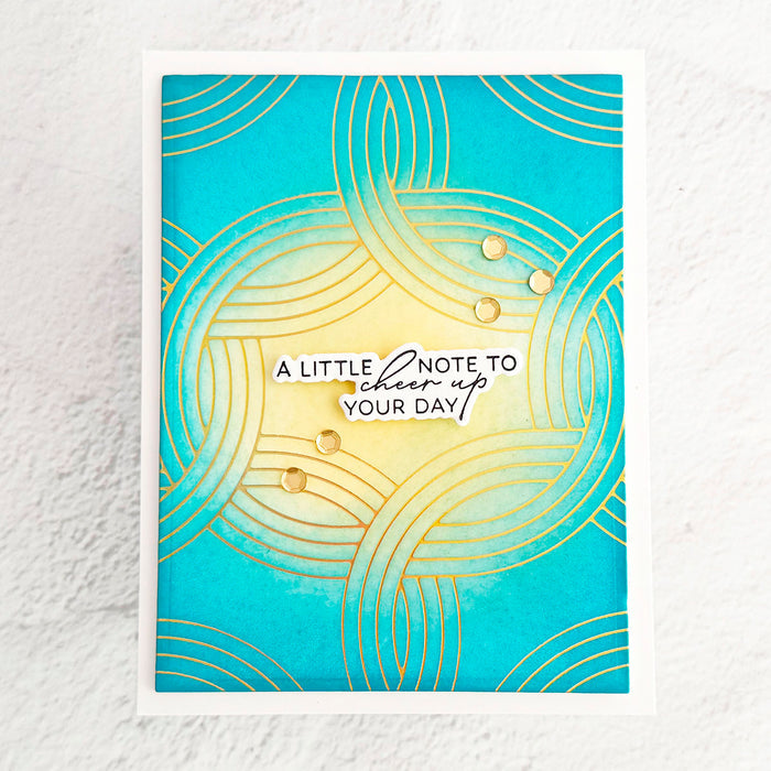 Elliptical Weave - Glimmer Hot Foil Kit of the Month (Plates & Die Only)