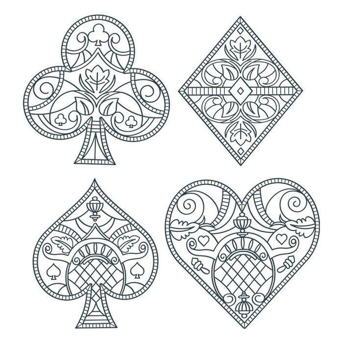 Enchanting Suit Facets Press Plates by Jaycee Gaspar