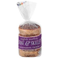 English Muffin - Cinnamon Raisin Stone and Skillet
