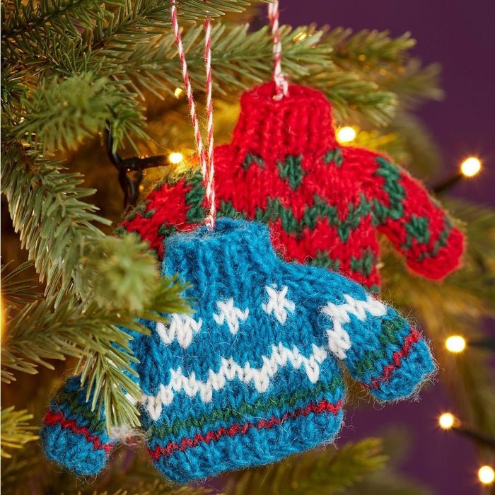 Fair Isle Wool Jumper Knitted Decoration | Namaste - This is Knit