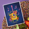 Family Musical Mix Greetings Clear Stamp Set by Bibi Cameron